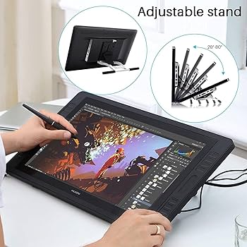 Amazon.com: 2019 Huion KAMVAS Pro 20 Drawing Tablet Display 19.5