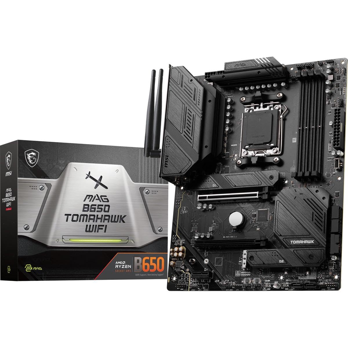 Amazon.com: MSI MAG B650 Tomahawk WiFi Gaming Motherboard (AMD