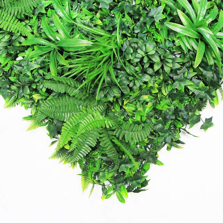 Amazon｜ULAND 1x1M/枚 人工植物のマット ウォールグリーン フェイク