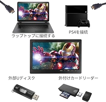 Amazon.co.jp: 10.1インチモニター液晶小型モニター1280X800 IPS 全