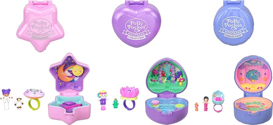 Amazon.co.jp: ポリーポケットコレクタードール&コンパクトプレイ
