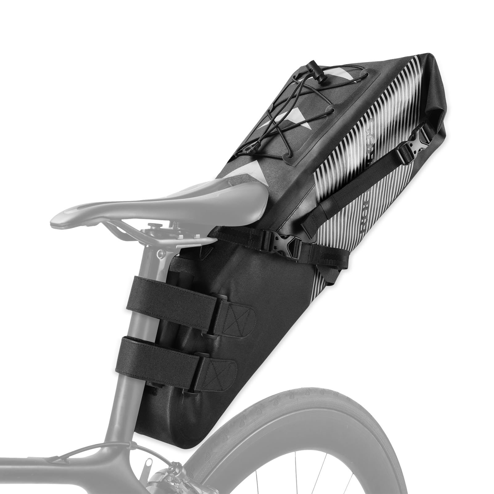 Amazon | ROCKBROS(ロックブロス)サドルバッグ 自転車 高防水 8-10L大