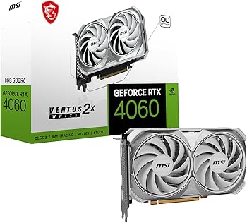 Amazon | MSI GeForce RTX 4060 VENTUS 2X WHITE 8G OC | MSI