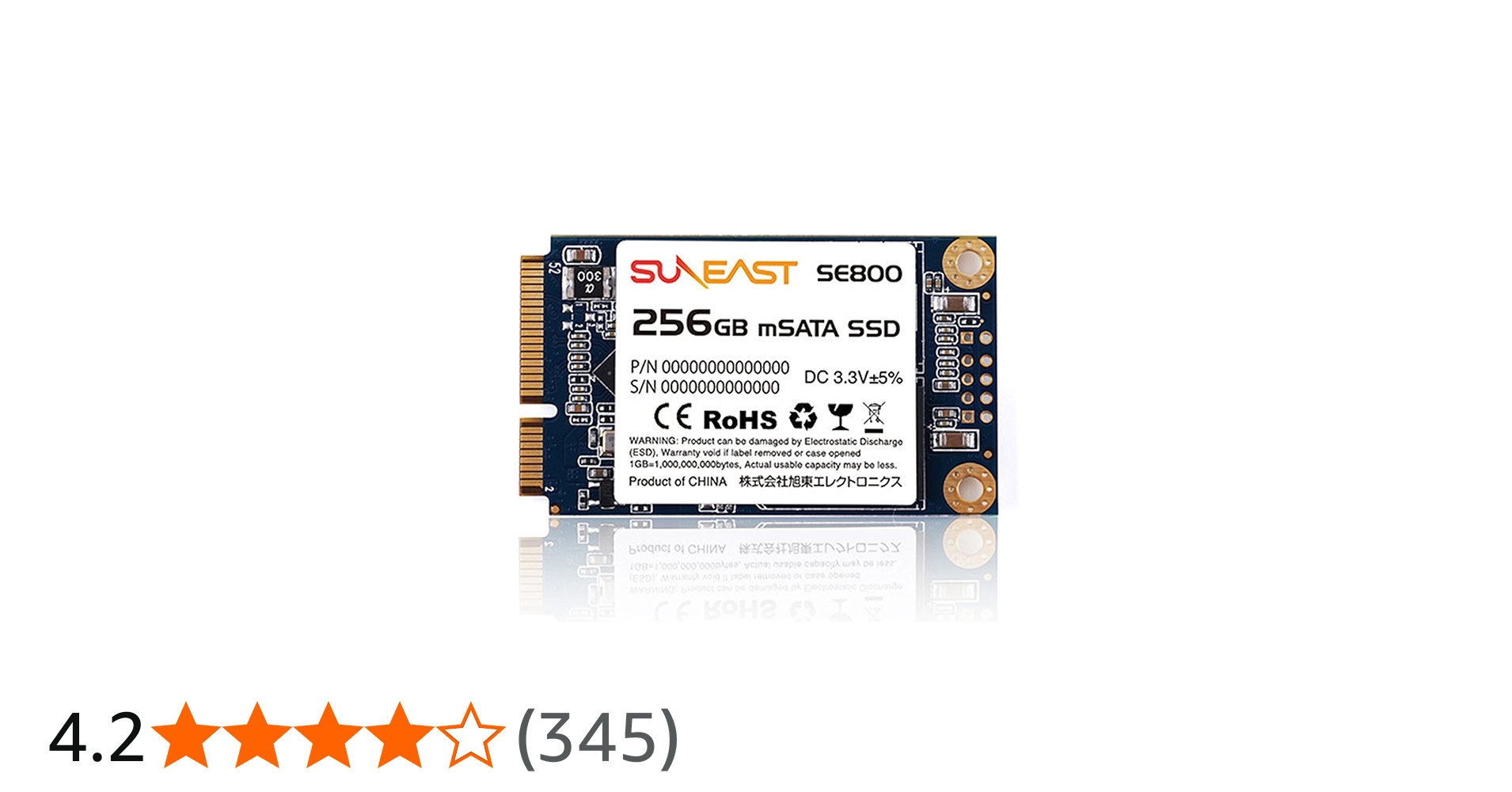 Amazon | SUNEAST サンイースト SSD 内蔵SSD mSATA 3.0 6Gb/s TLC 国内