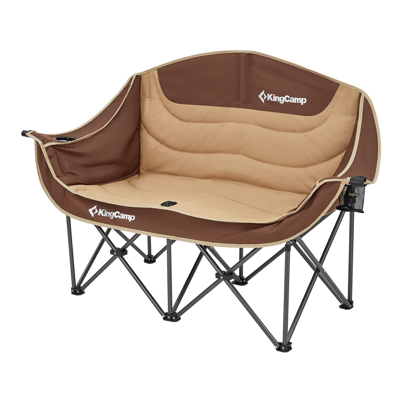 Amazon.co.jp: KingCamp アウトドア チェア 二人掛け キャンプ 椅子 2