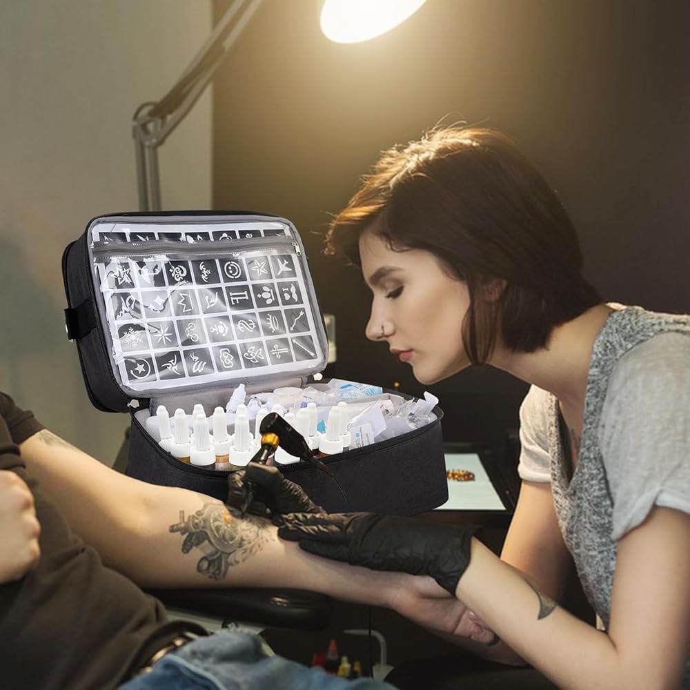 Amazon.co.jp: タトゥーキャリーケース タトゥー用品 オーガナイザー