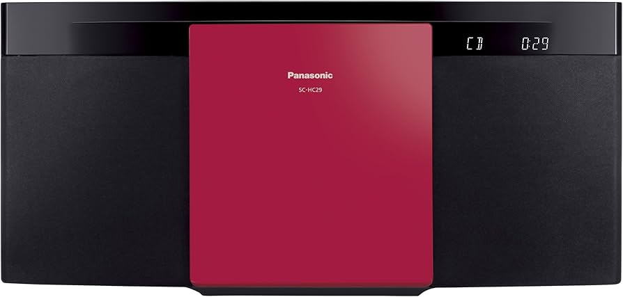 Amazon.co.jp: パナソニック コンパクトステレオシステム レッド SC