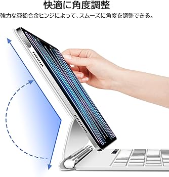 Amazon.co.jp: GOOJODOQ 2024 Magic Keyboard, Compatible with iPad