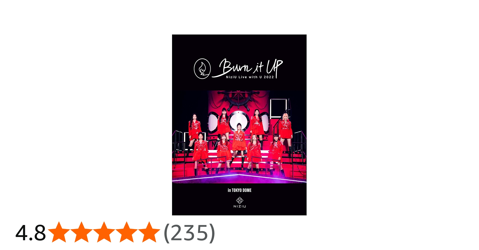 Amazon.co.jp: NiziU Live with U 2022 “Burn it Up