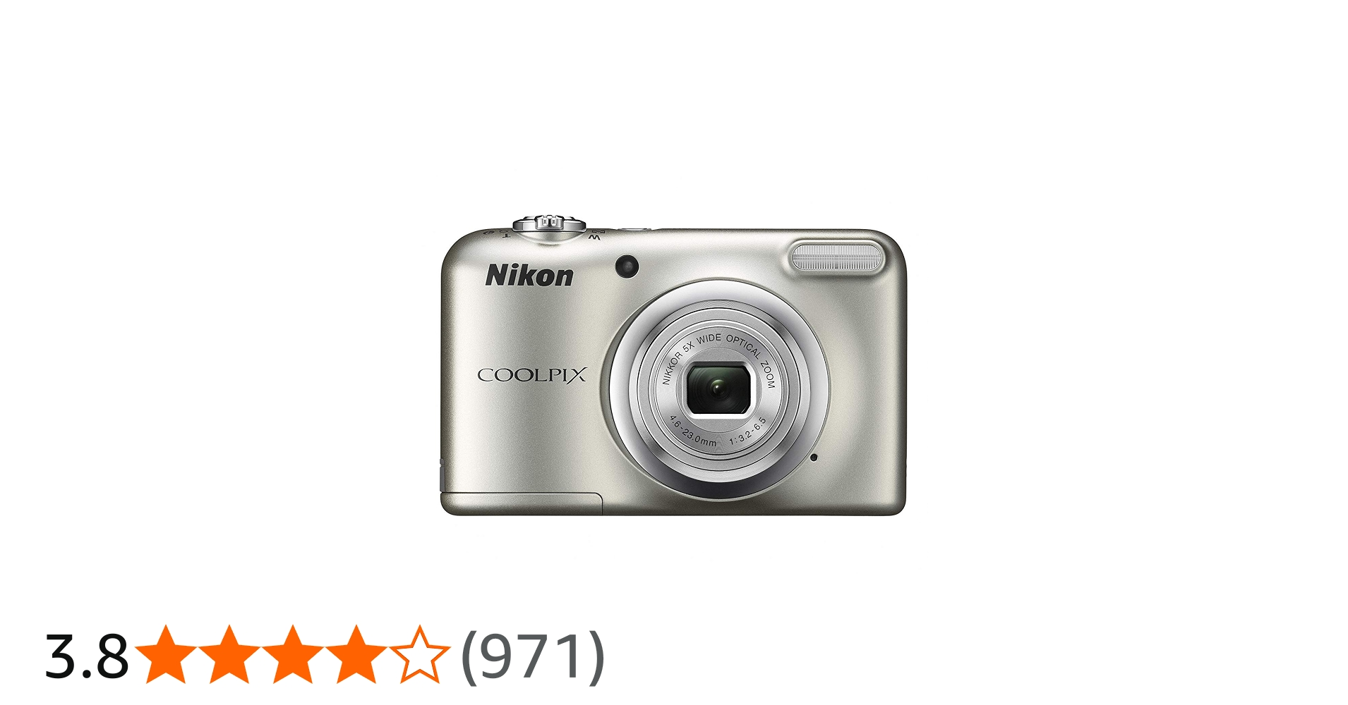 Amazon | Nikon デジタルカメラ COOLPIX A10 シルバー 光学5倍ズーム