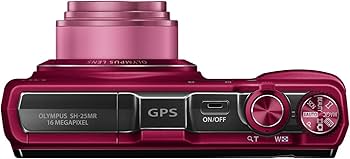 Amazon | OLYMPUS デジタルカメラ SH-25MR レッド iHSテクノロジー GPS