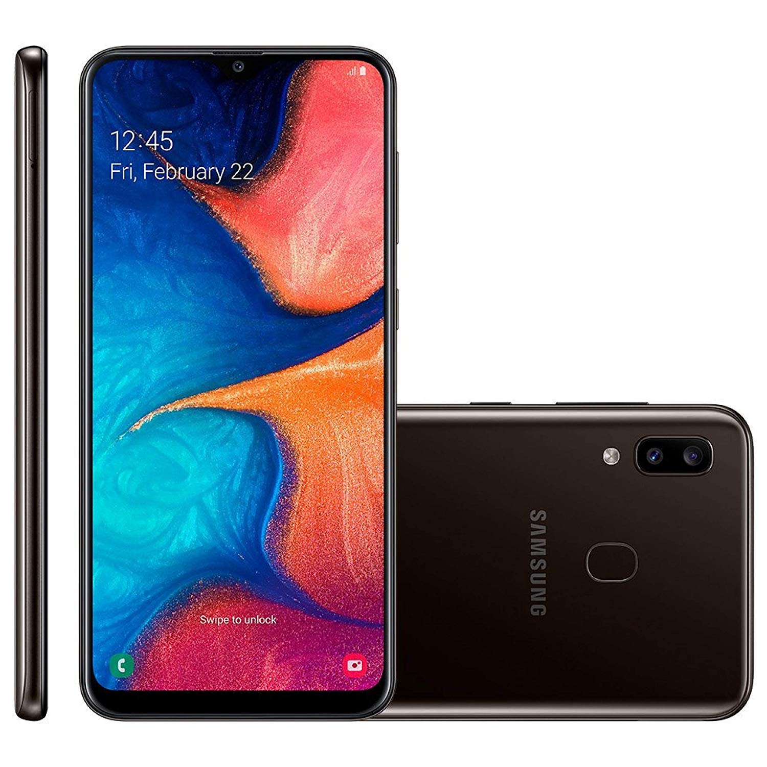 Amazon | 【整備済み品】Samsung Galaxy A20 SCV46 3GB(メモリ)/32GB