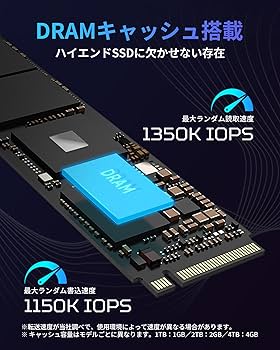 Amazon | Acer Predator M.2 SSD 1TB GM7000 DRAMキャッシュ搭載 NVMe