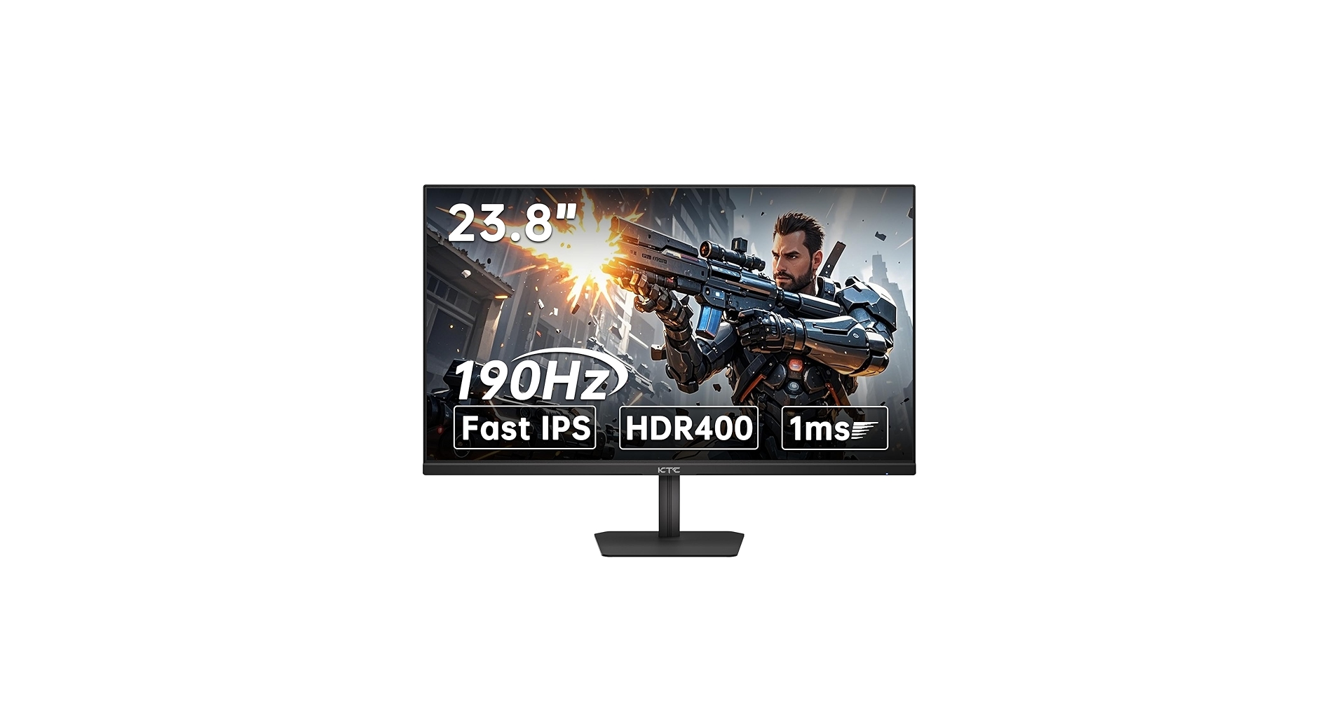 Amazon.com: KTC 24 inch 190Hz/180Hz Gaming Monitor,HDR 400 Fast