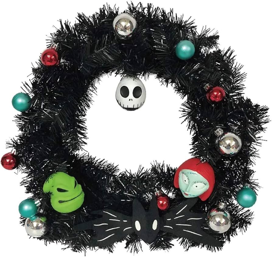 Amazon.co.jp: ナイトメアー・ビフォア・クリスマス 装飾リース : おもちゃ
