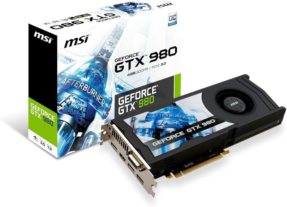 Amazon | MSI GeForce GTX 980 GDDR5 4GB OC DirectX 12 VR Ready, GTX