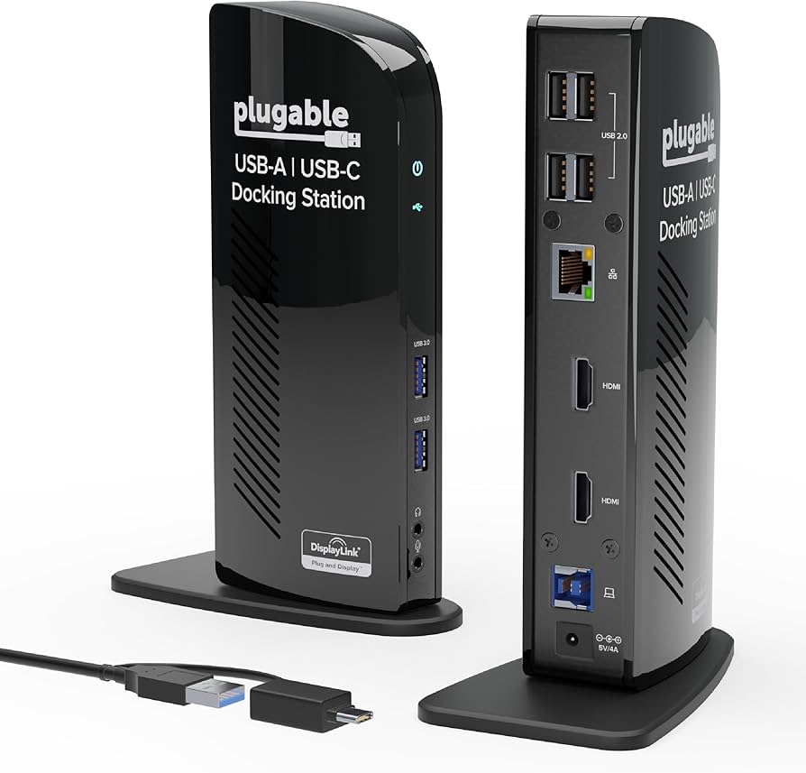 Amazon.com: Plugable Universal Laptop Docking Station Dual HDMI