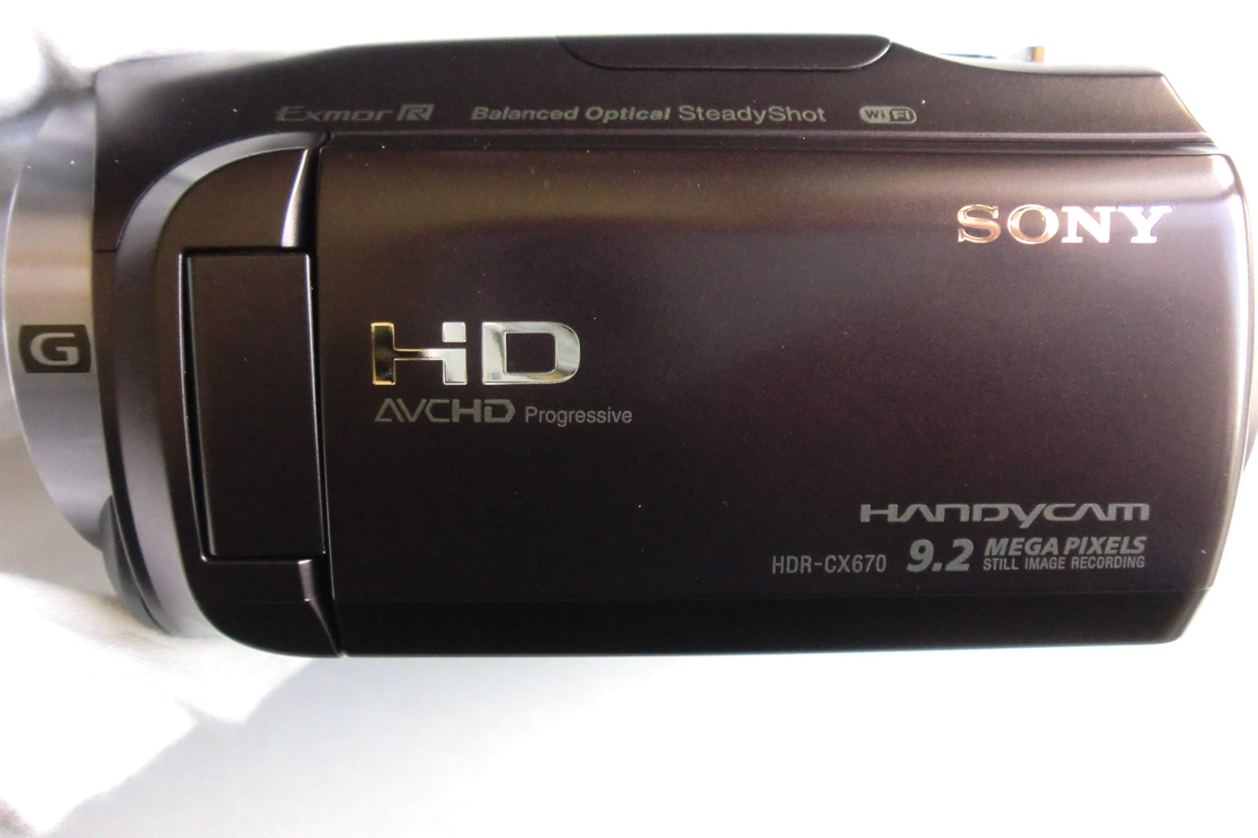 Amazon | SONY HDビデオカメラ Handycam HDR-CX670 ボルドーブラウン