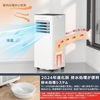 Amazon | HAUSHOF 【 2024年新型】【工事不要】 スポットクーラー