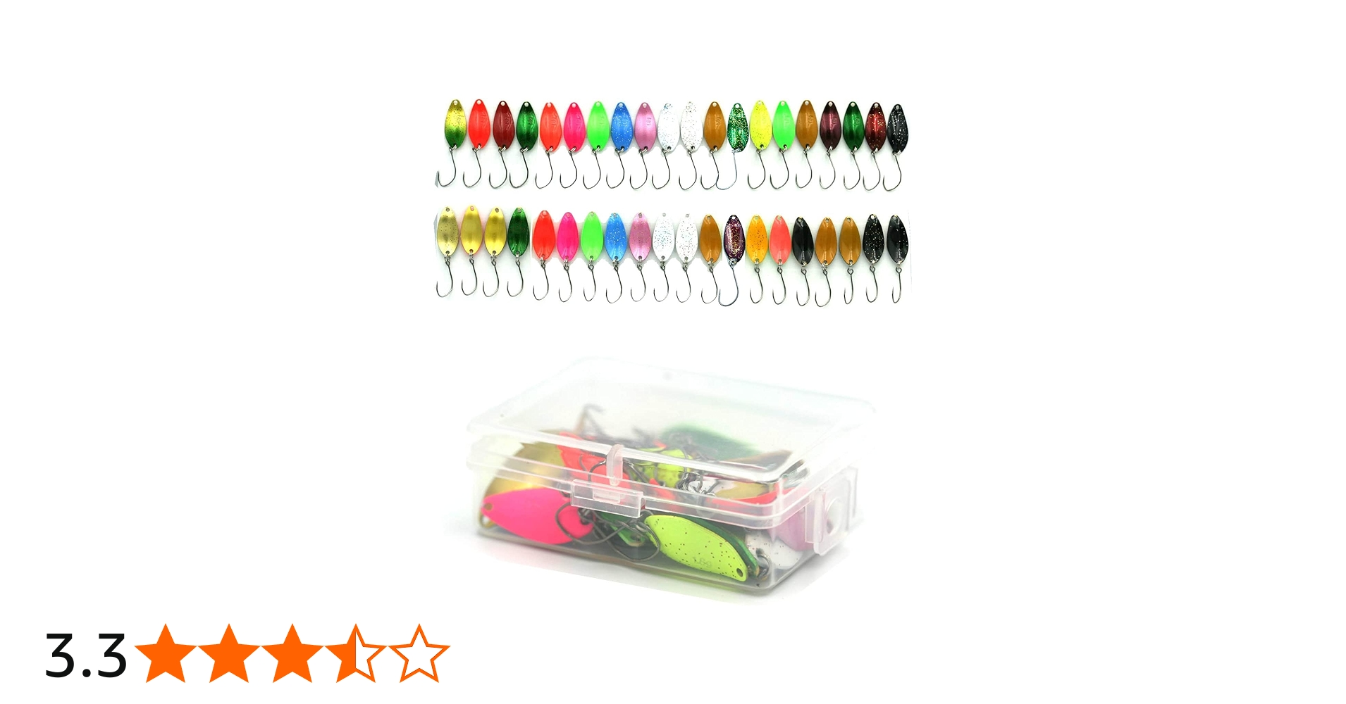 Amazon.co.jp: 釣り【Blue Ocean】スプーン ルアー セット 1.8g (40個