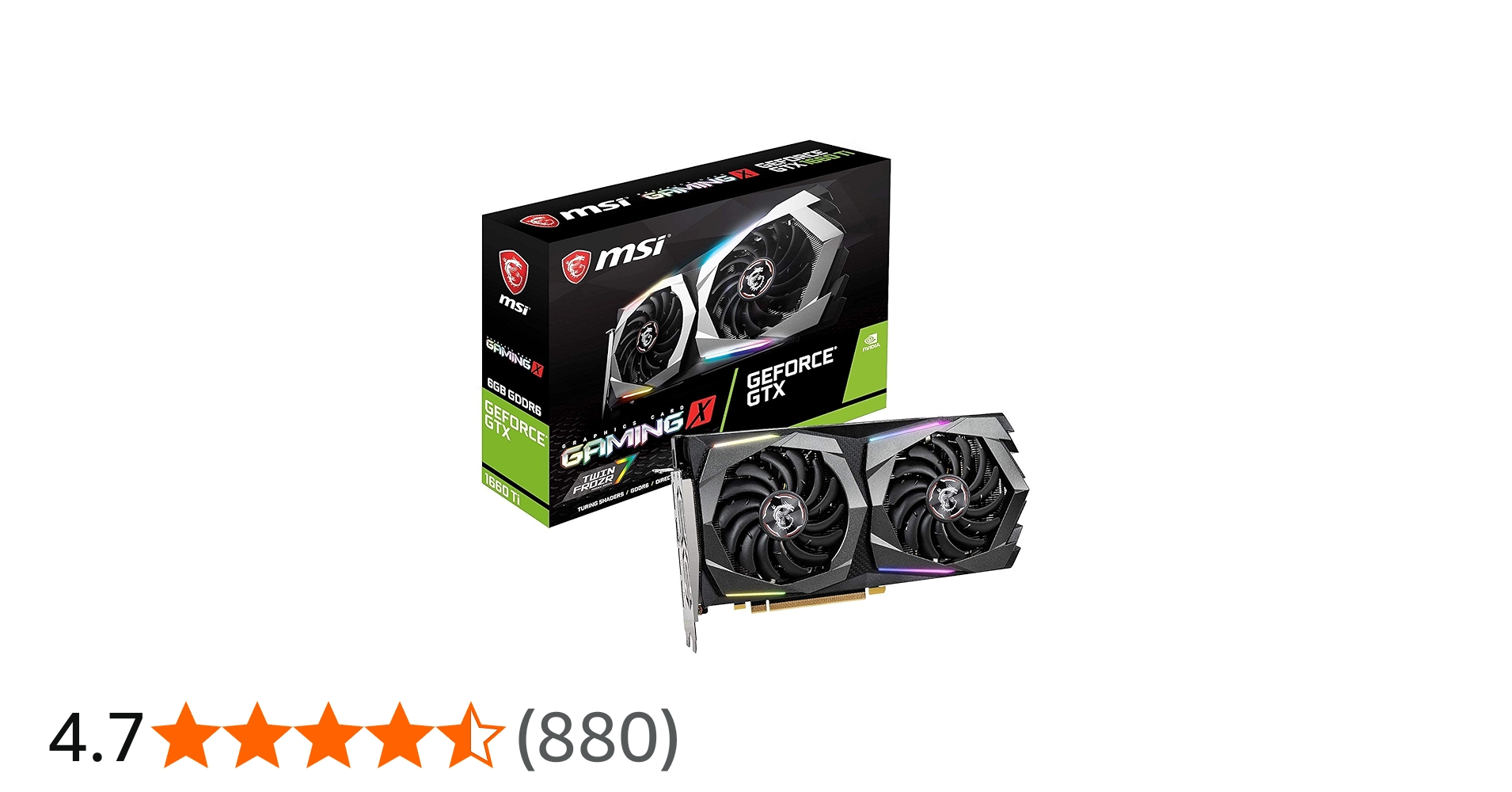 Amazon | msi Gaming GeForce GTX 1660 Ti 192ビット HDMI/DP 6GB