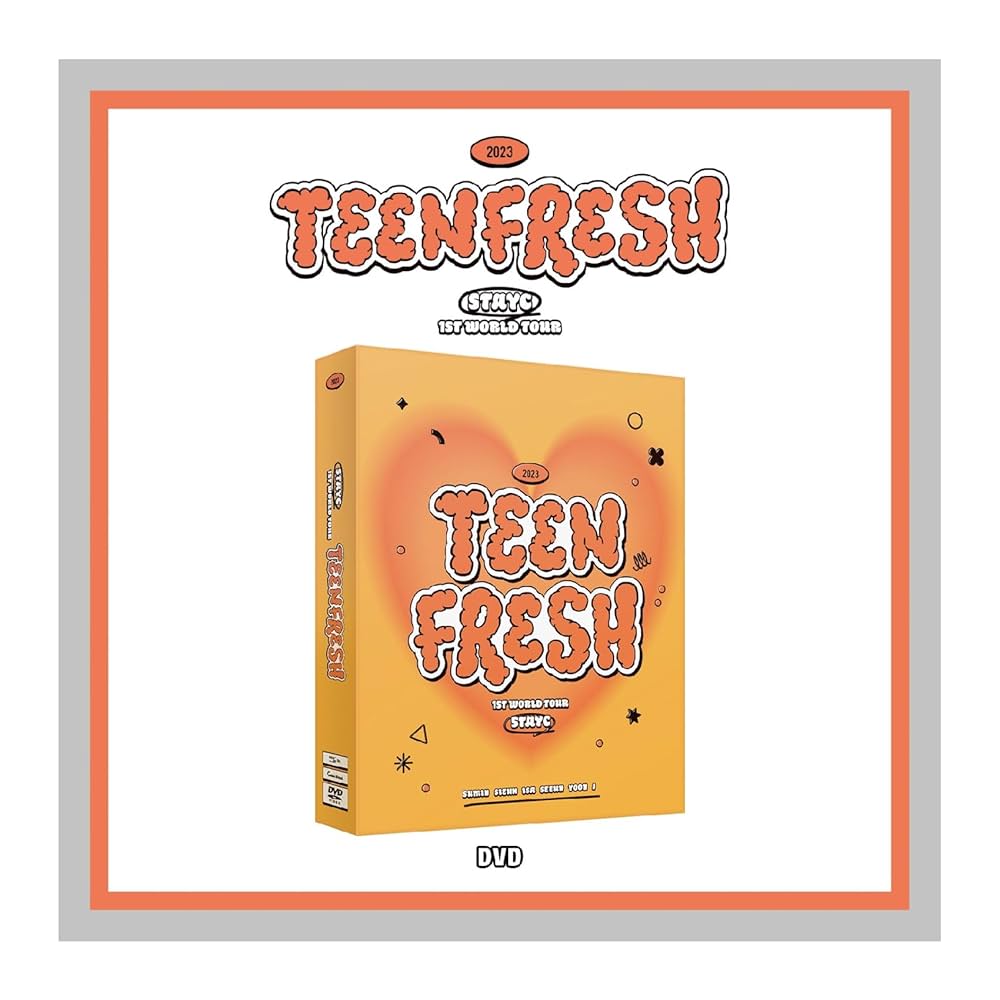 Amazon.com: DREAMUS STAYC 1st World Tour TEENFRESH DVD Version Box