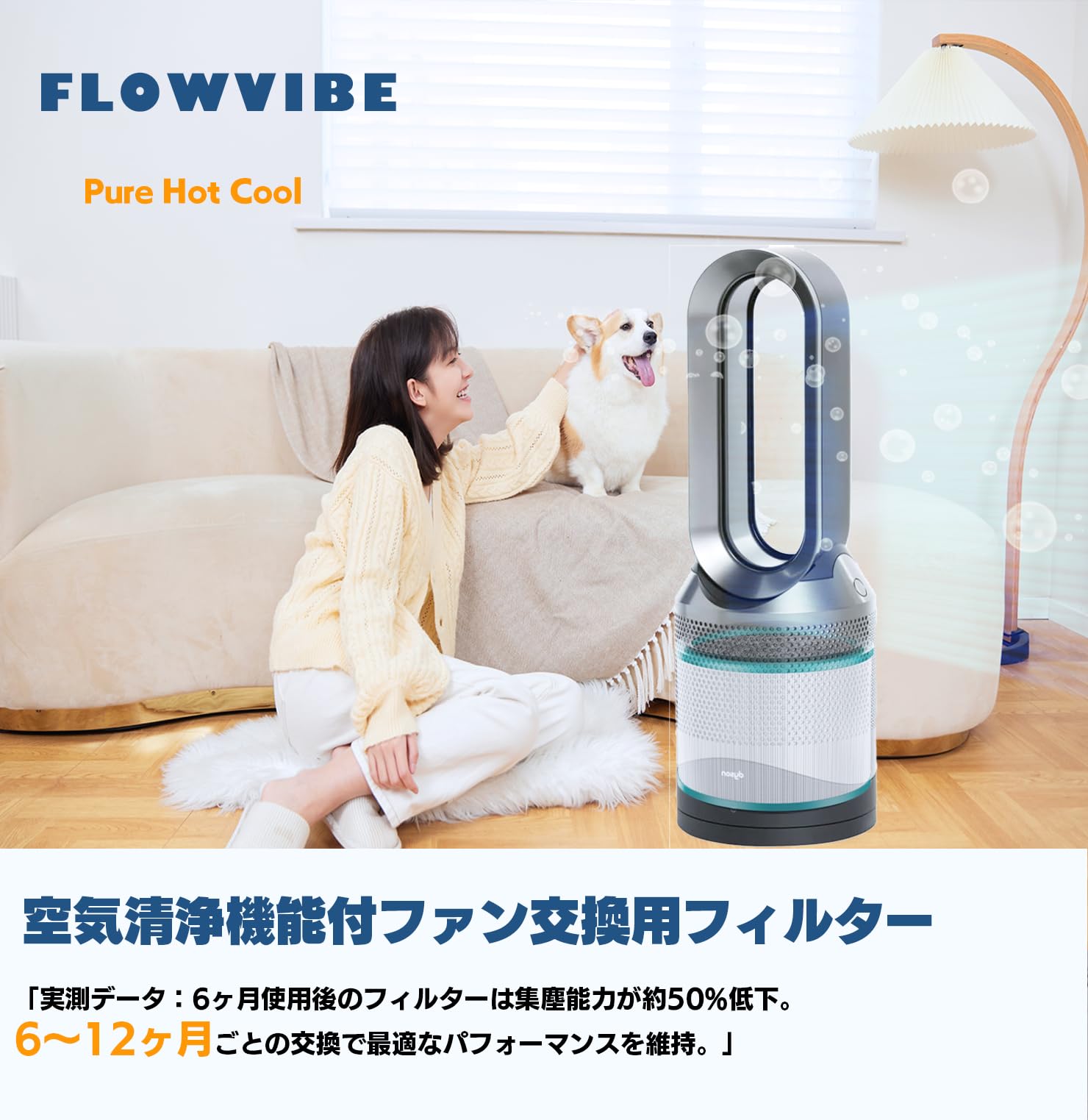 Amazon.co.jp: FLOWVIBE ダイソン 空気清浄機用 交換用フィルター
