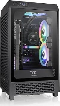Amazon | Thermaltake The Tower 200 Black 大型グラフィックカード縦