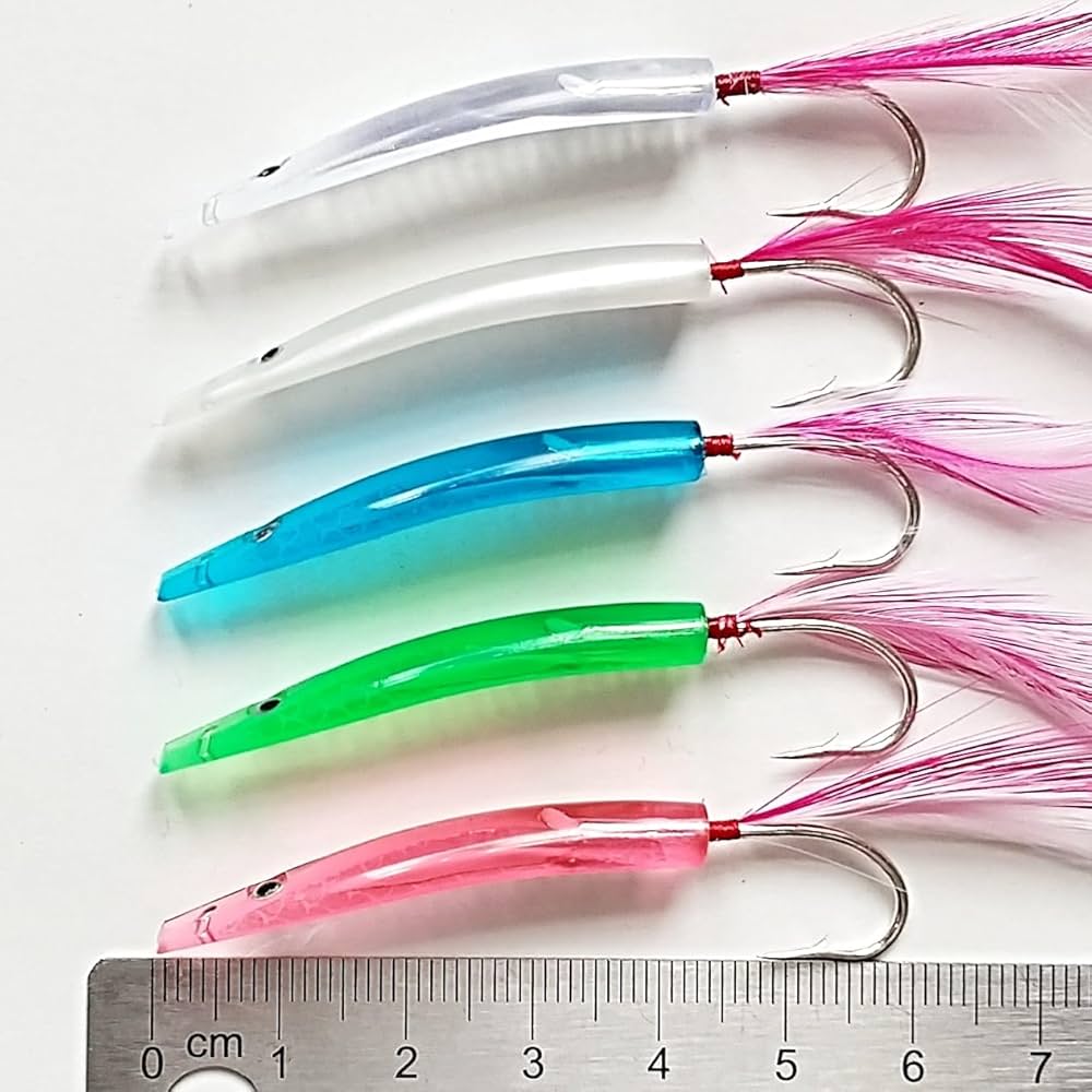 Amazon | 弓角ルアー45mm 5色セット サーフトローリング 青物 釣り