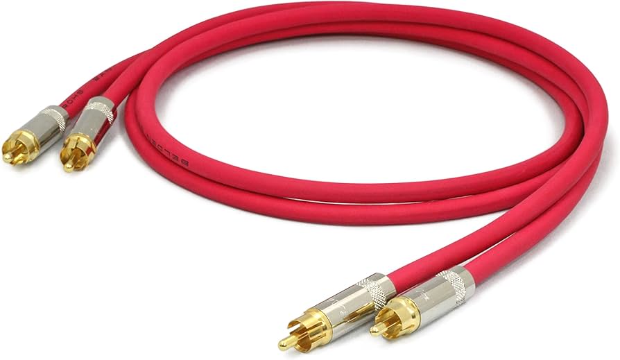 Amazon | プロケーブル 【米国製】BELDEN ベルデン 8412(赤) RCA-RCA