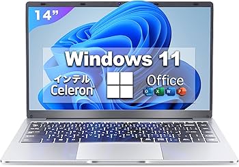 Amazon.co.jp: パソコン ノート office付き 14インチ ノートパソコン