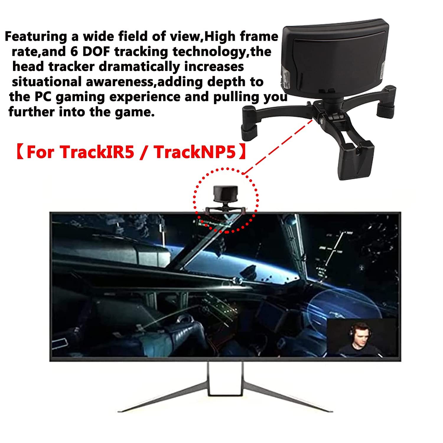 Amazon.com: TrackIR 5 Head Tracker Bundle Includes Optical Head