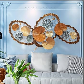 Amazon.co.jp: 壁飾り 壁面装飾 壁の装飾 金属壁アート装飾家の壁の