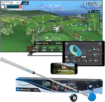 Amazon | Phigolf2 Flex ホームゴルフゲームシミュレーター スマート