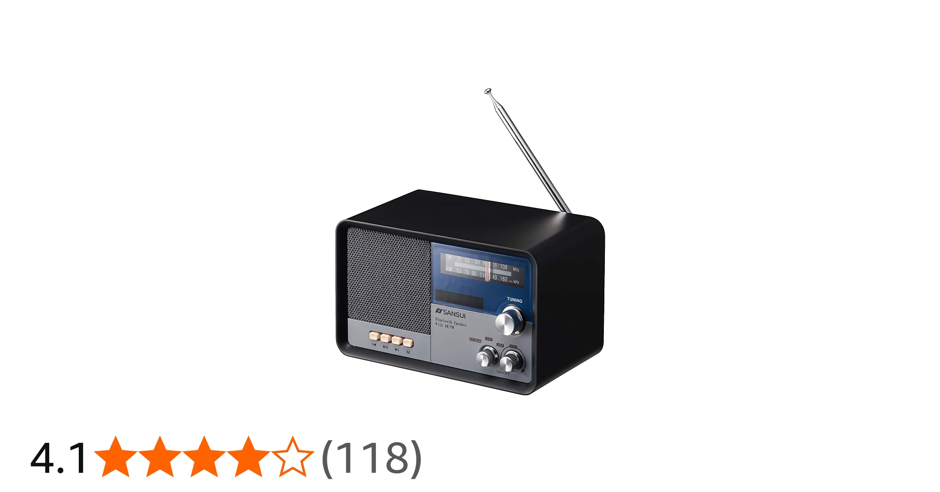 Amazon.co.jp: サンスイ Bluetoothスピーカー AM/FMラジオ付き