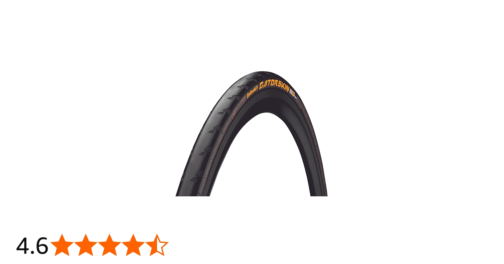 Continental Ultra Gatorskin Bicycle Tire (700x25, Folding, Black