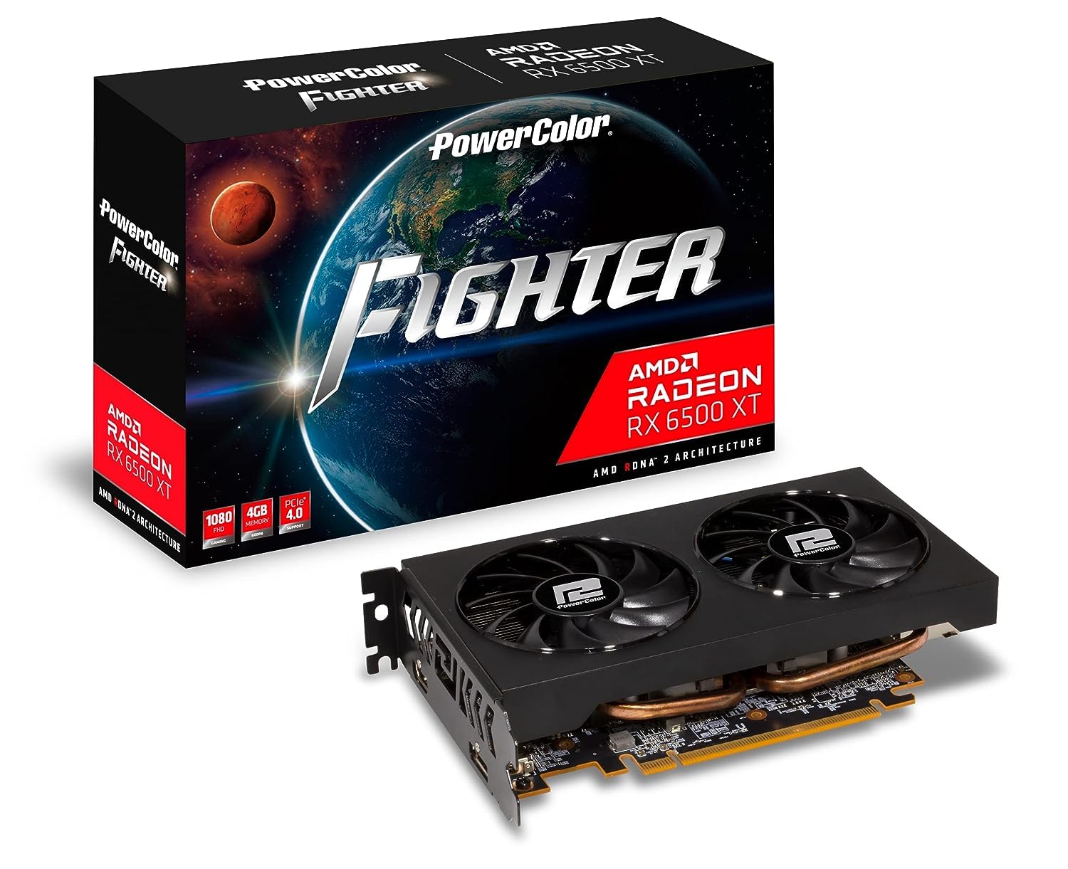 Amazon.com: PowerColor Fighter AMD Radeon RX 6500 XT Gaming