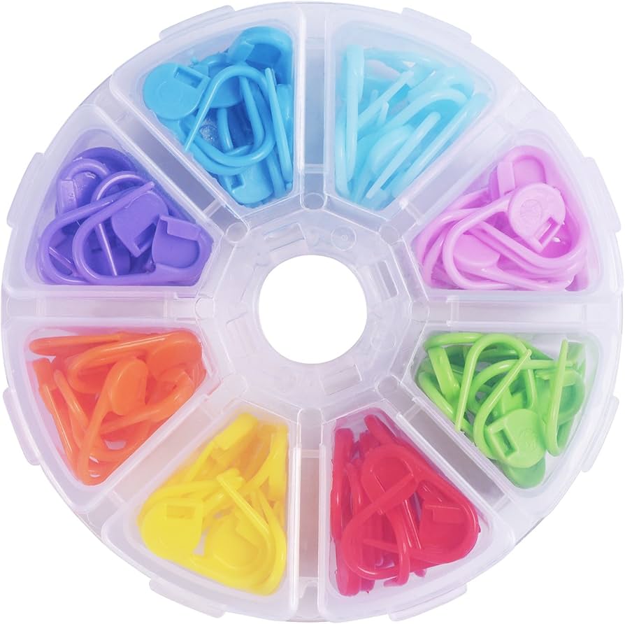 Amazon.com: Outus 104-Piece Locking Stitch Markers - Multi-Colored