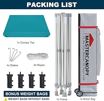 Amazon | マスターキャノピー（MASTERCANOPY）タープテント ワンタッチ