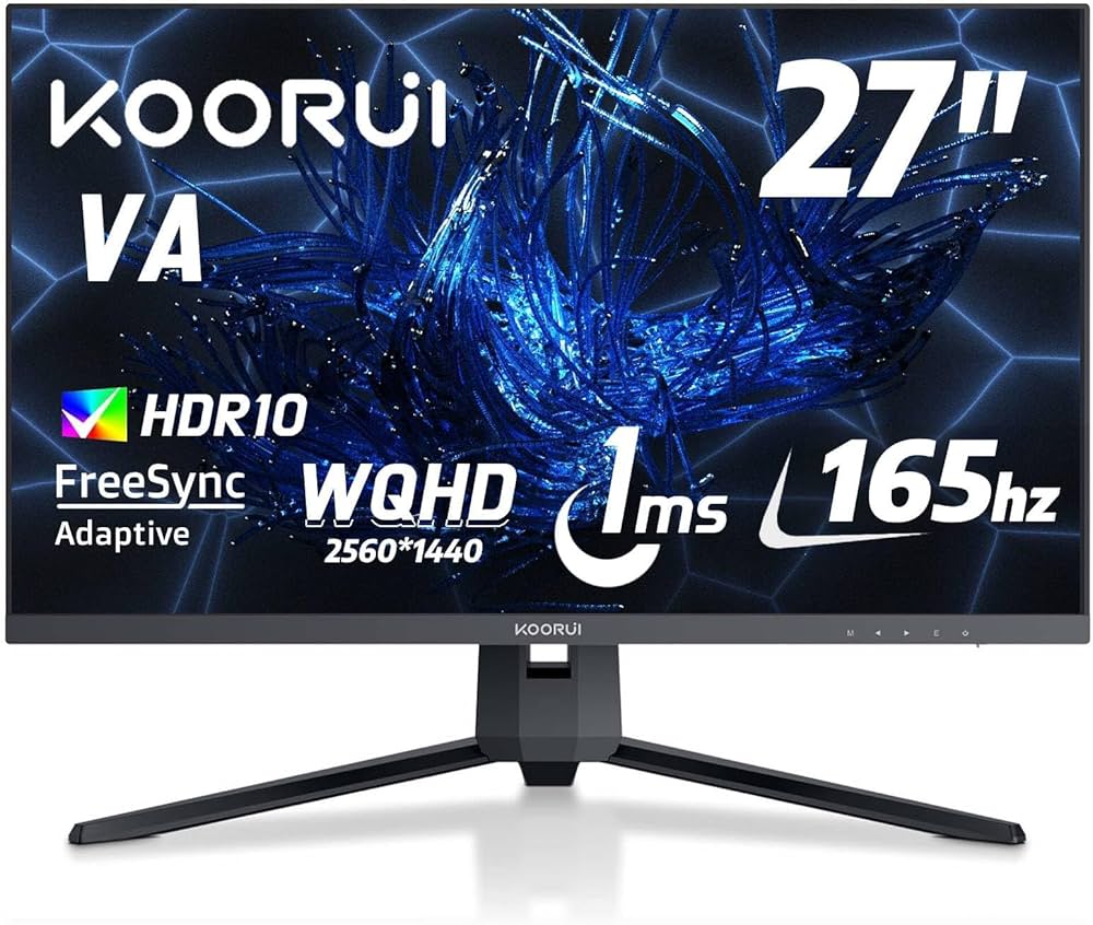 Amazon.co.jp: KOORUI 27インチ ゲーミングモニター 27E1QA QHD 2560
