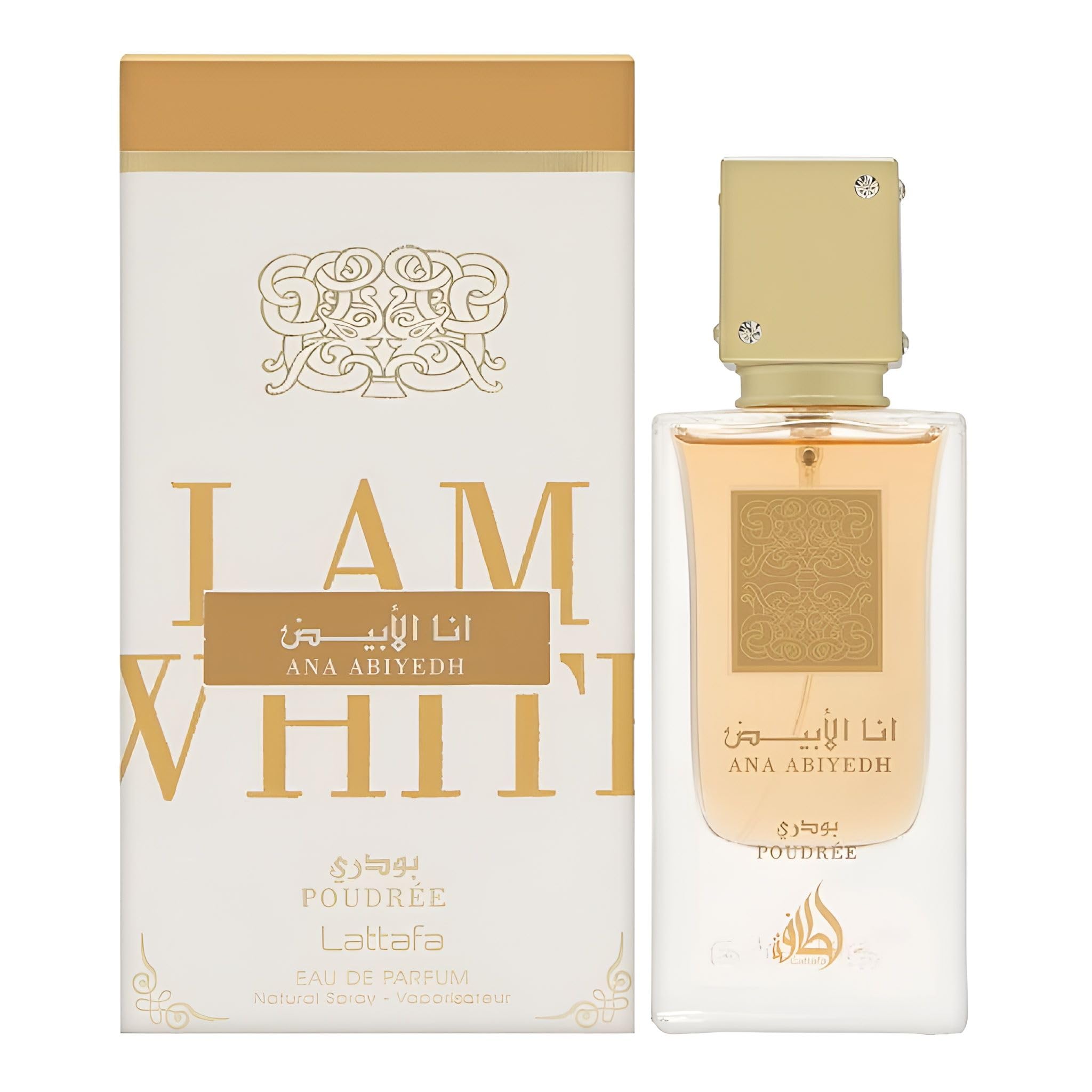 Amazon.com: Lattafa Ana Abiyedh Poudree for Women Eau de Parfum