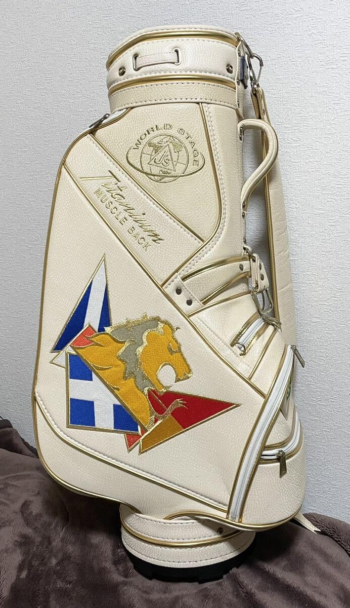 Amazon | ノーブランド品!品J'sジャンボ尾崎キャディバックチタン