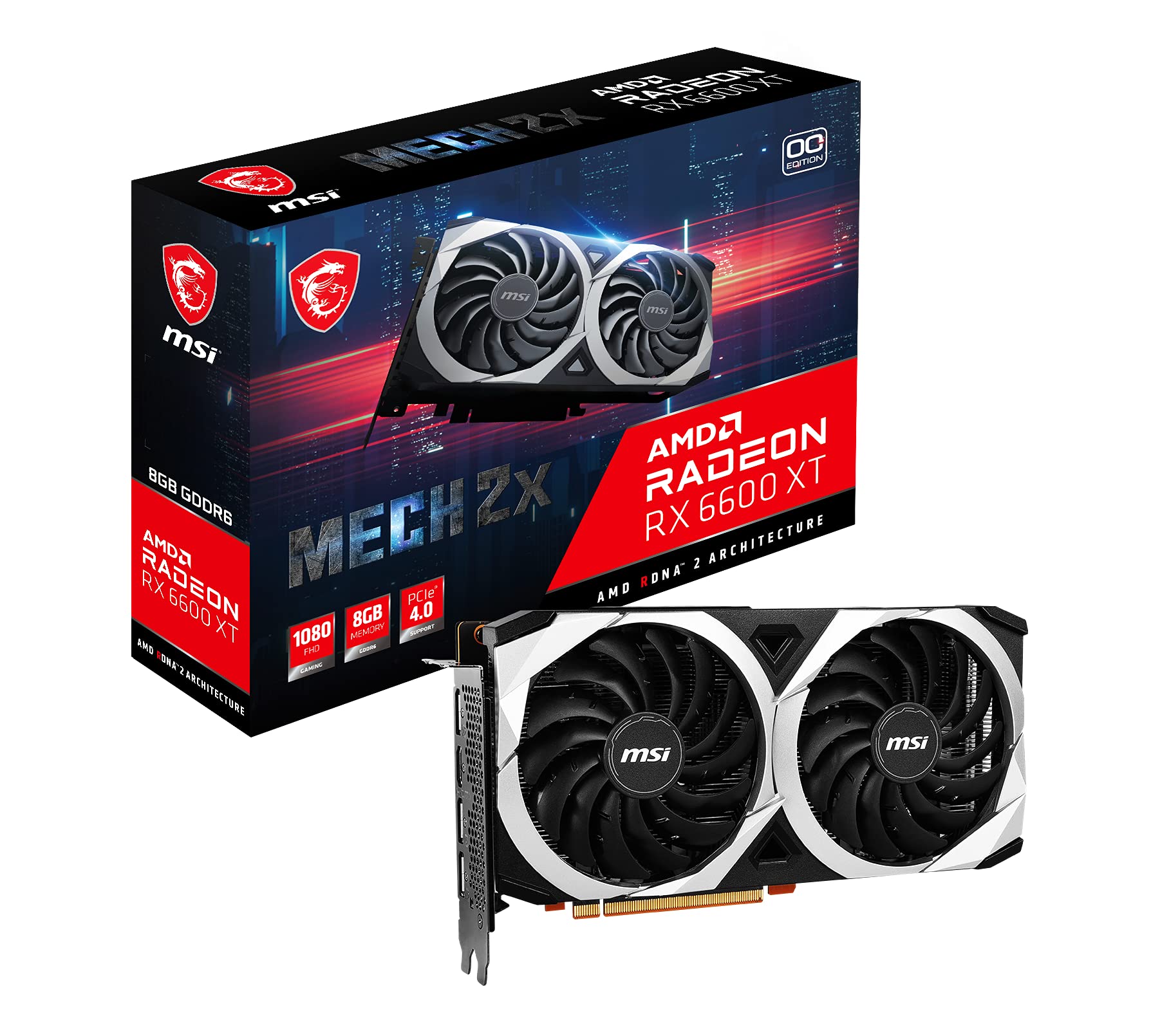 Amazon | MSI Radeon RX 6600 XT MECH 2X 8G OC ゲーミング