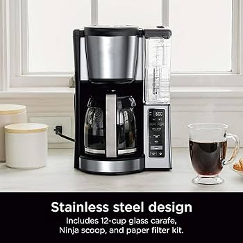 Amazon.com: Niinja 12-Cup Programmable Coffee Maker, Glass Carafe