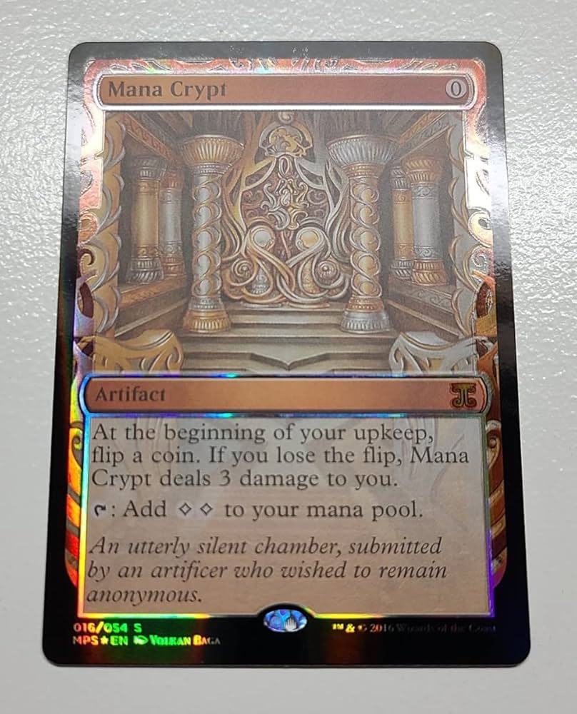 Amazon.co.jp: MTG 魔力の墓所 Mana Crypt MPS foil 部分光沢 : おもちゃ
