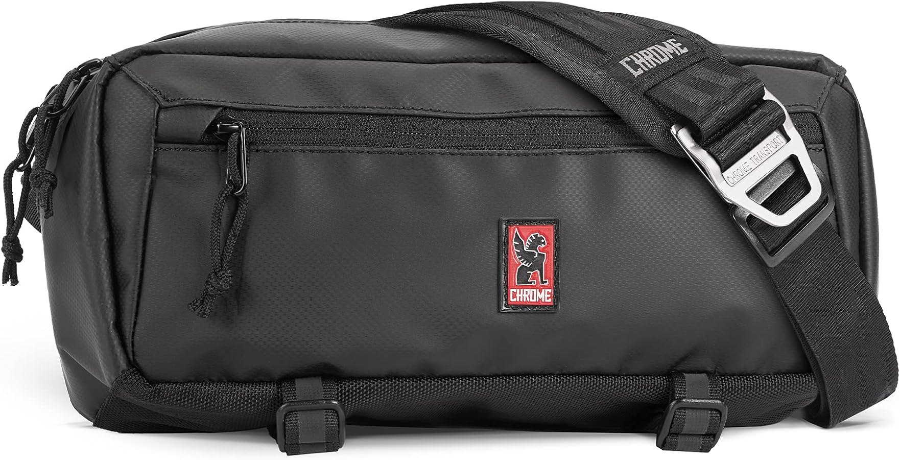 Amazon | [クローム] ボディバッグ MINI KADET 5L 防水仕様 BLACK TARP