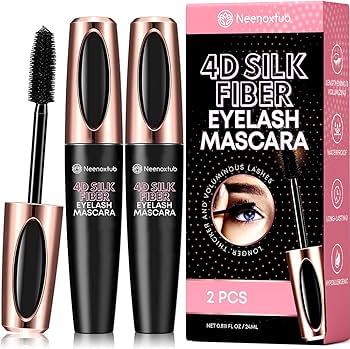Amazon.com : Neenoxtub 4D Silk Fiber Lash Mascara, Lengthening and