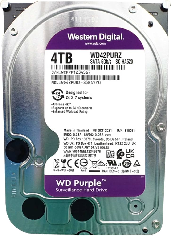 Amazon | Western Digital ウエスタンデジタル WD Purple 内蔵 HDD