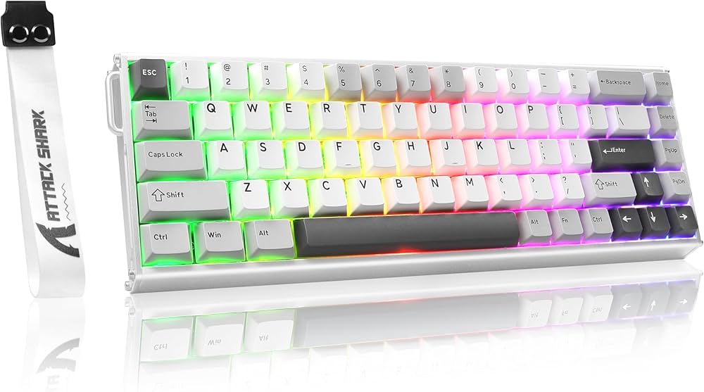 Amazon | 【フルアルミ製筐体】ATTACK SHARK X68MAX HE ラピッド