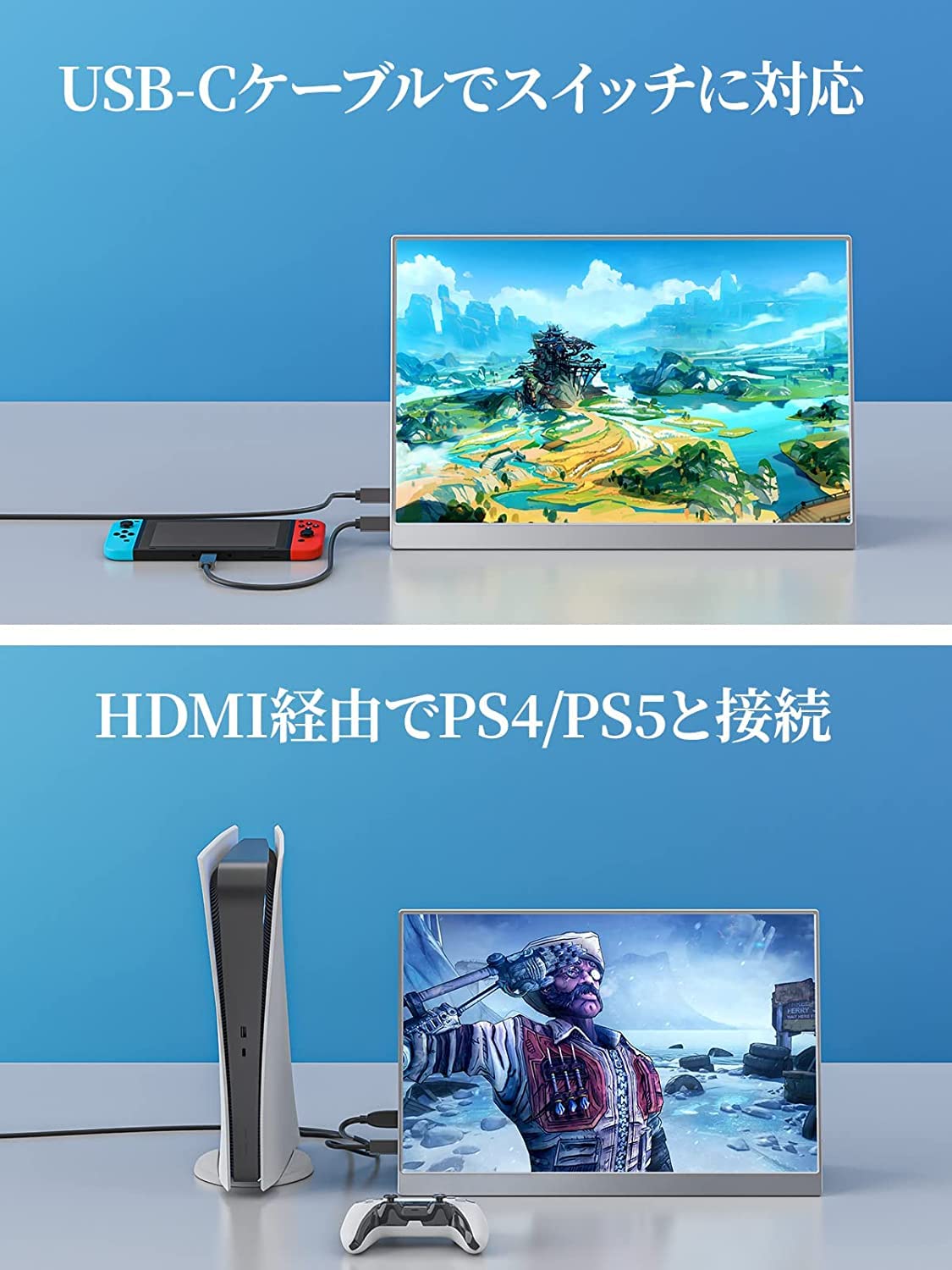 Amazon.co.jp: モバイルモニター モバイルディスプレイcocopar 13.5